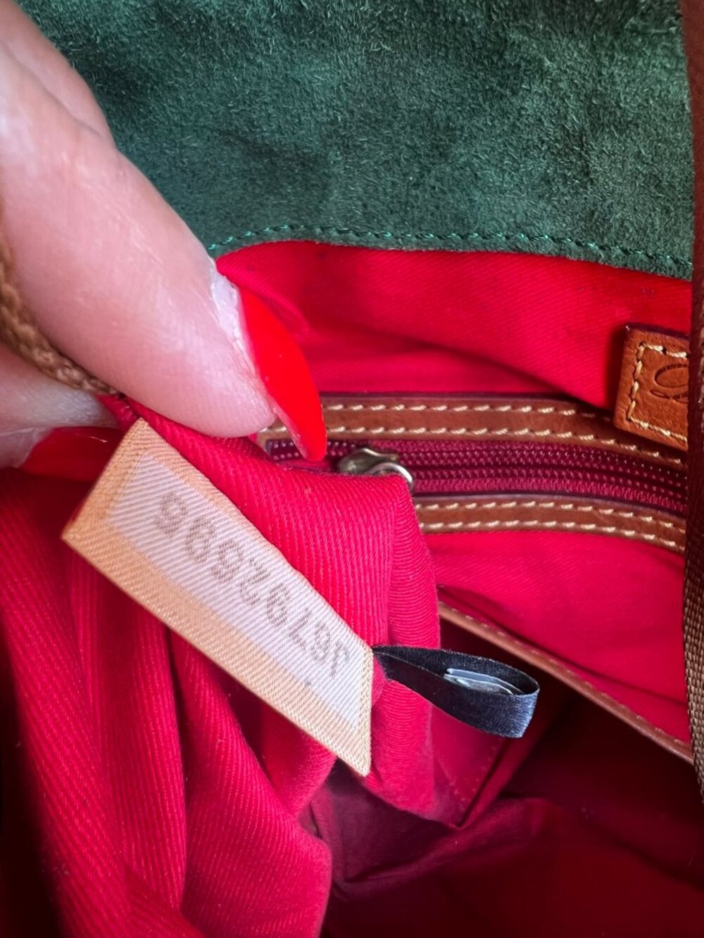 $599 DOONEY & BOURKE FLORENTINE LARGE LEATHER TASSLE SATCHEL - Picture 14 of 14
